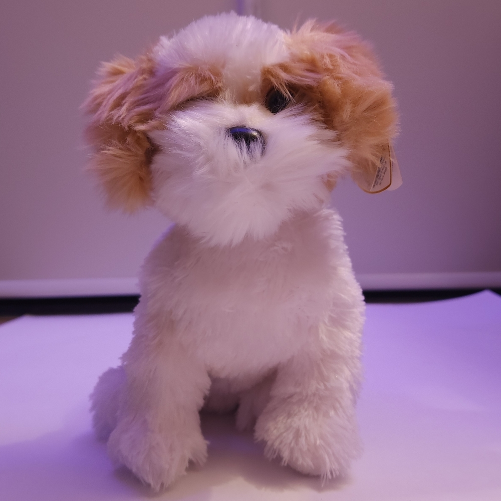 NWOT Classic Ty Barley Puppy Dog Plush 2009 Tag
